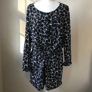 LOFT Long Sleeve Romper